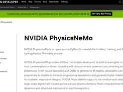 NVIDIA PhysicsNeMo Screenshot 1