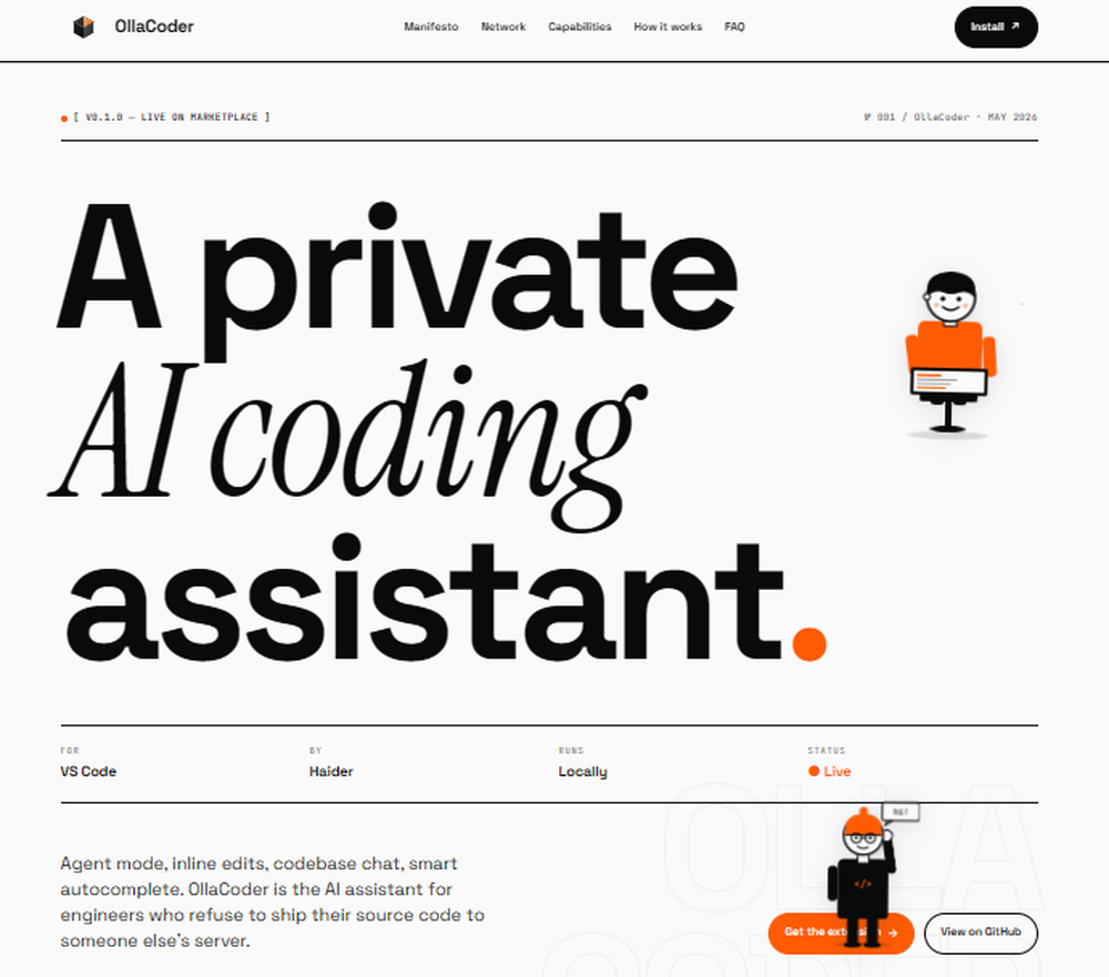 OllaCoder Screenshot 1