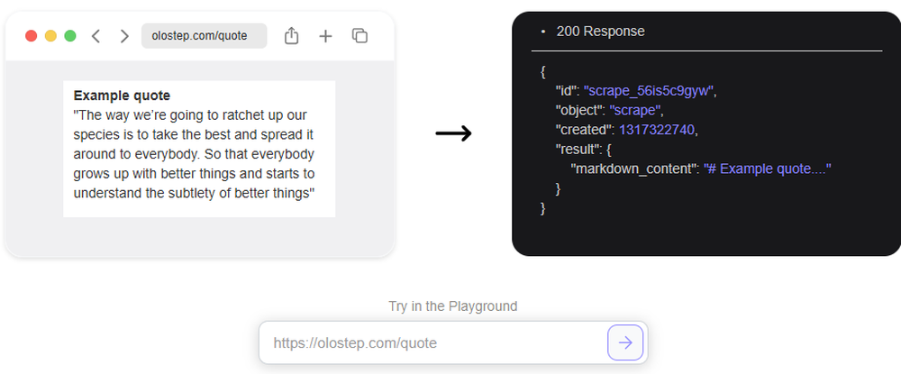 Olostep Screenshot 1