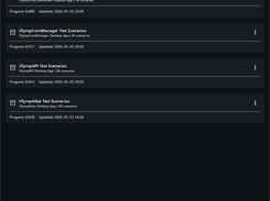 Test Suite Overview - Dark Mode