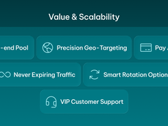 Pay only for what you use, with traffic that never expires. Get precise geo-targeting, smart rotation, and VIP support - all from a high-quality proxy pool.