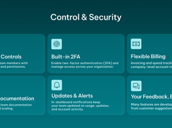 Manage your team's proxy access from one place. Assign roles, enforce two-factor authentication, track spend, and stay updated with in-dashboard alerts - all backed by full documentation and built around client feedback.