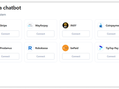 Accept payments directly in the chatbot conversation with built-in integrations for PayPal, Stripe and other
