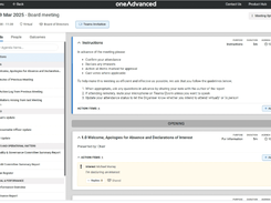 OneAdvanced Board Management Screenshot 1