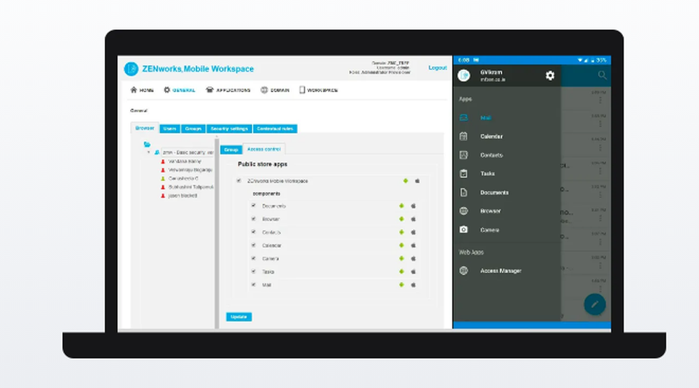 OpenText ZENworks Suite Screenshot 1
