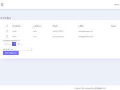 Contact List