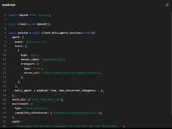 OpenAI Agents API Screenshot 1