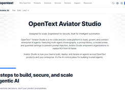 OpenText Aviator Studio Screenshot 1