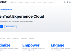 OpenText Experience Cloud Screenshot 1