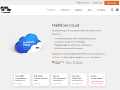 OpenText MailStore Cloud Archive Screenshot 1