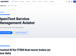 OpenText Service Management Aviator Screenshot 1