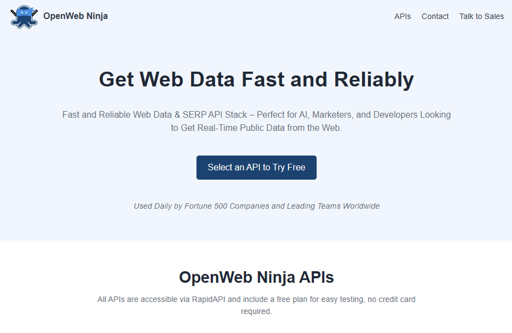 OpenWeb Ninja Screenshot 1