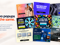 No Two Popups Look the Same – Unique AI Popup Designs