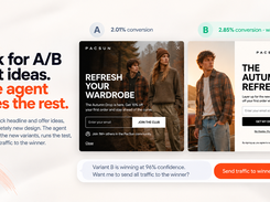 Ask for Popup A/B Test Ideas – AI Agent Does the Rest