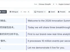 Clearly display source and target translation on screen