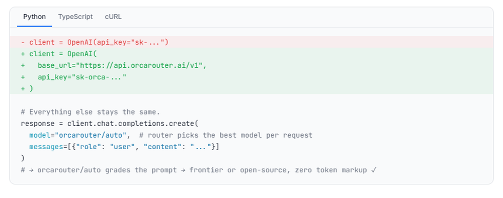 OrcaRouter Screenshot 1