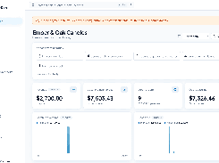 OrderDen dashboard for Ember & Oak Candles showing attention alerts, revenue, outstanding invoices, open orders, quote pipeline, and cash-flow charts.
