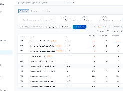 OrderDen stock screen with inventory search and filters, stock actions, and a table of candle items with on-hand, allocated, and available quantities.