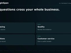 Diagram of purchasing, quality, operations, and customer-service traceability uses.