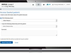 Amadeus Digital Care Record Screenshot 1