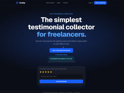 Ovatly homepage