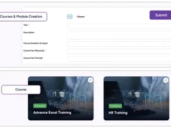Course and learning management system
