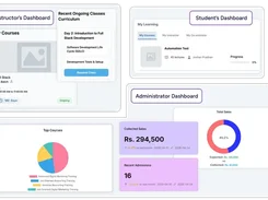Dashboard of Pace Learning Management Software