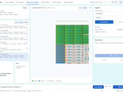 Automatic robot move planning for a layer