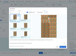 Layer designer with auto fill (maximum number of cases)