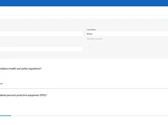 Online exam in progress