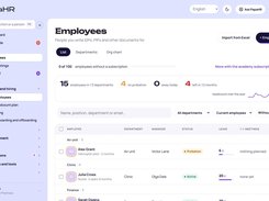 Employee directory and org chart