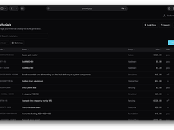 Materials editor