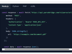 Parsebridge Screenshot 1