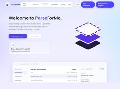 ParseForMe – Landing Page