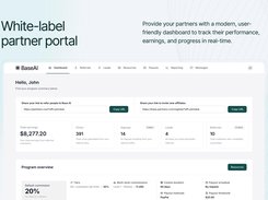 White-label partner portal