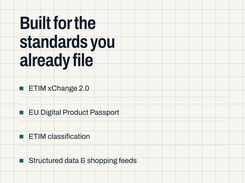 Compliance exports: ETIM xChange 2.0 and the EU Digital Product Passport