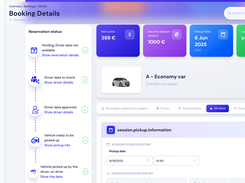 Operators UI - Reservation details