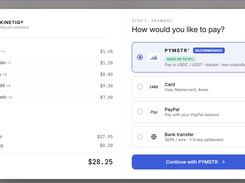 PYMSTRs Foolproof stablecoin checkout with native back-office integration