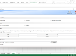 Create a PDF file for the Excel sheet