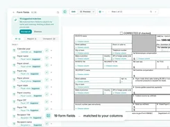 Automatically fill PDF Tax forms