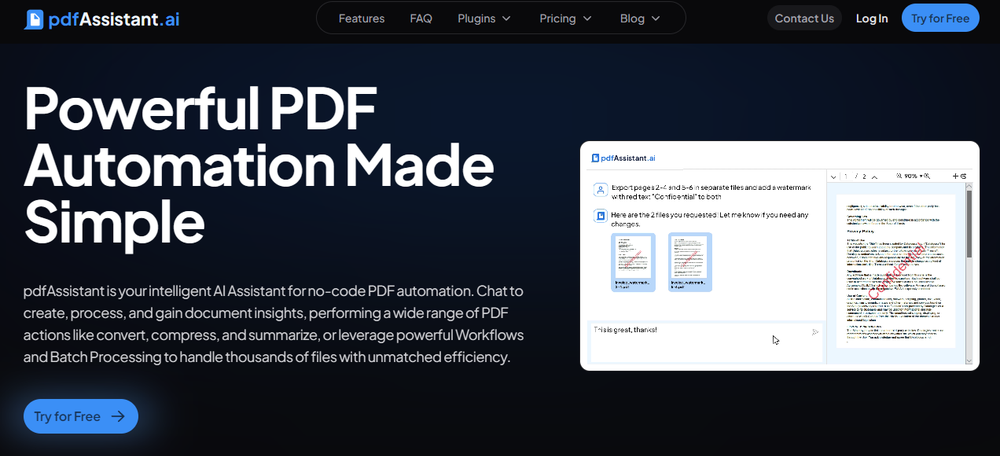 pdfAssistant.ai Screenshot 1