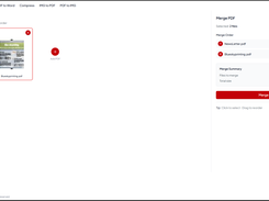 Merge tool - Merge PDFs with Drag and Drop
