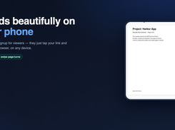 Mobile viewer - no app or signup for recipients