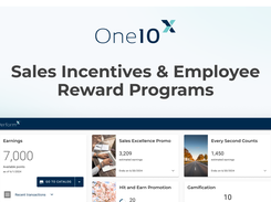 PerformX dashboard for sales incentives and employee reward programs, showing earnings and campaign cards.