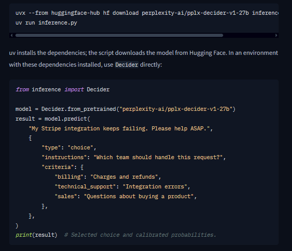 Perplexity Decider Screenshot 1