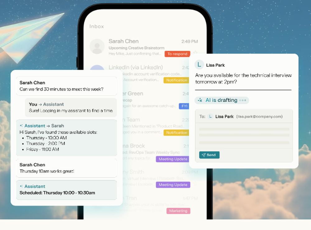Perplexity Email Assistant Screenshot 1
