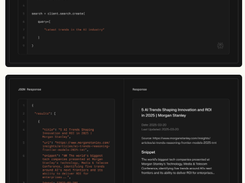 Perplexity Search API Screenshot 1