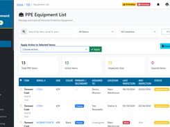 Emergency Logs PPE Module