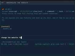 Pi Agent Screenshot 1