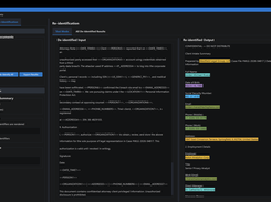 Round-trip AI workflow: anonymize a document with Replace mode, send the de-identified text to any LLM (ChatGPT, Claude, Copilot, local models), then paste the response back to restore original PII on your machine.